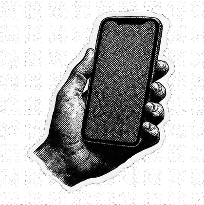 Phone in hand